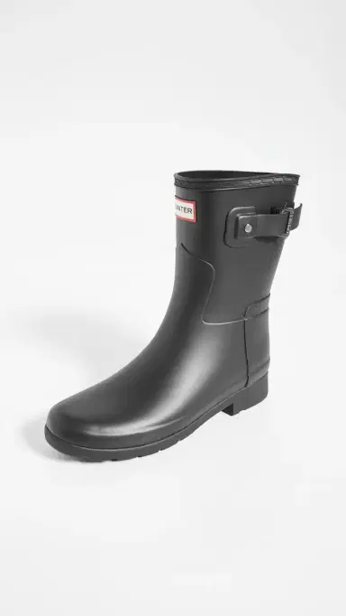 Hunter Boots Refined Short Matte Boots | Thumbnail 3
