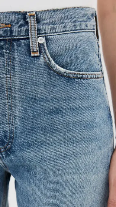 AGOLDE 90s Pinch Waist High Rise Straight Jeans Navigate 33 | Thumbnail 6