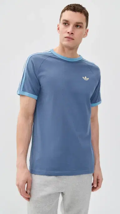 adidas 3 Nations Tee Crew Blue/Light Blue/White | Thumbnail 2