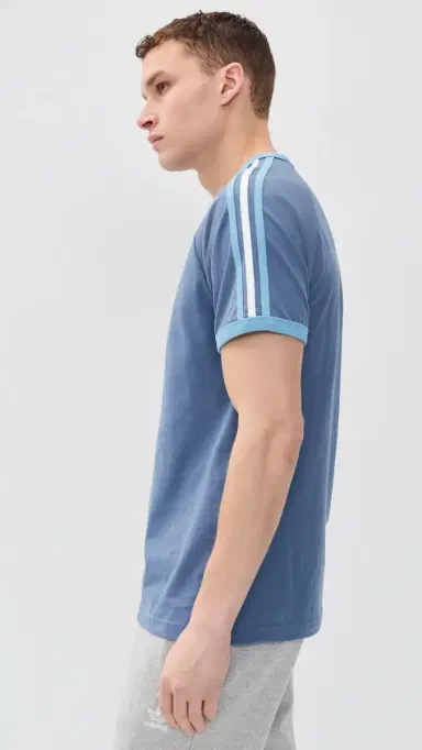 adidas 3 Nations Tee Crew Blue/Light Blue/White | Thumbnail 4