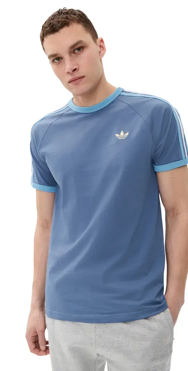 3 Nations Tee Crew Blue/Light Blue/White