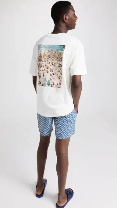 Fair Harbor The Bayberry Swim Trunks 7 Navy Geo | Thumbnail 5 Fair Harbor The Bayberry Swim Trunks 7 Navy Geo | Thumbnail 5