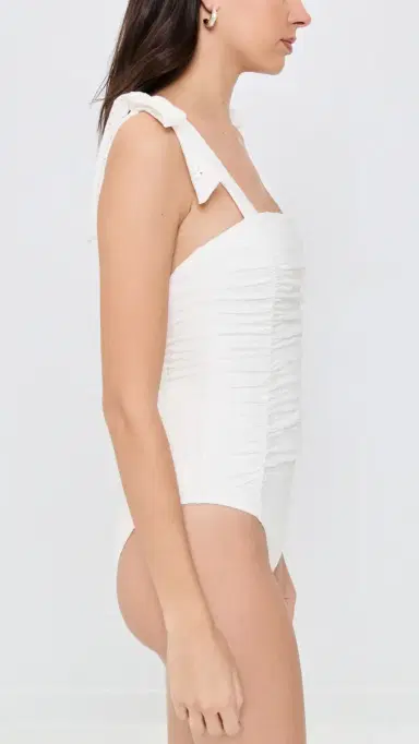 MINKPINK Pippa Broderie One Piece White | Thumbnail 4