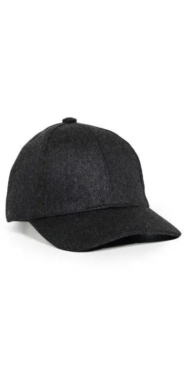 Vince Cashmere Baseball Cap H. Charcoal | Thumbnail 1