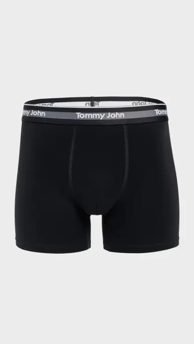 Tommy John Comfort icro 4 Boxer Briefs 3 Pack Black | Thumbnail 3