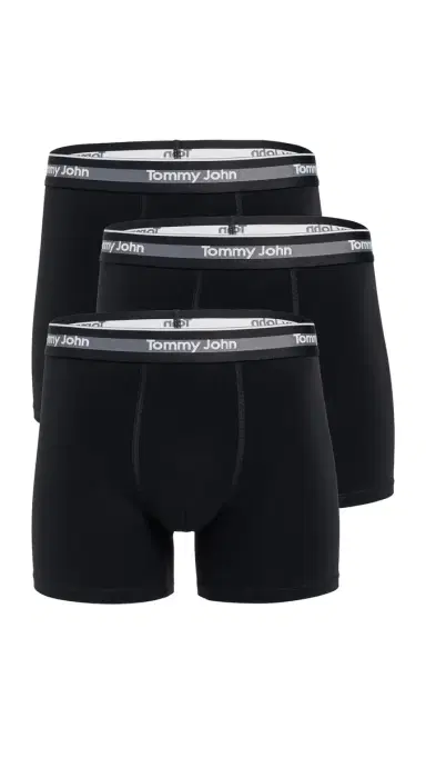 Tommy John Comfort icro 4 Boxer Briefs 3 Pack Black | Thumbnail 6