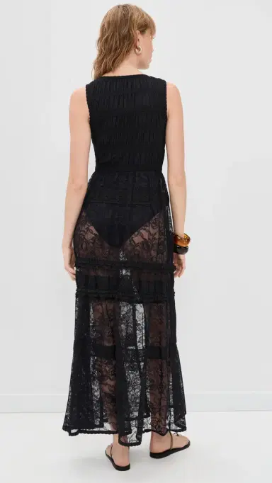 Free People Sweet Saloon Sleeveless Maxi Dress Black | Thumbnail 3 Free People Sweet Saloon Sleeveless Maxi Dress Black | Thumbnail 3