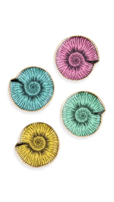 Jonathan Adler Sirena Coasters Purple One Size | Thumbnail 6