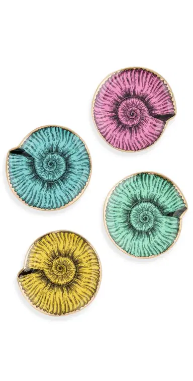 Jonathan Adler Sirena Coasters Purple One Size | Thumbnail 1
