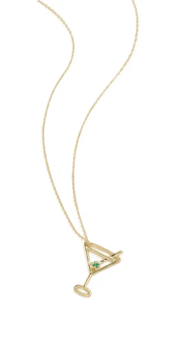 Martini Esmeralda Gold Necklace Yellow Gold One Size