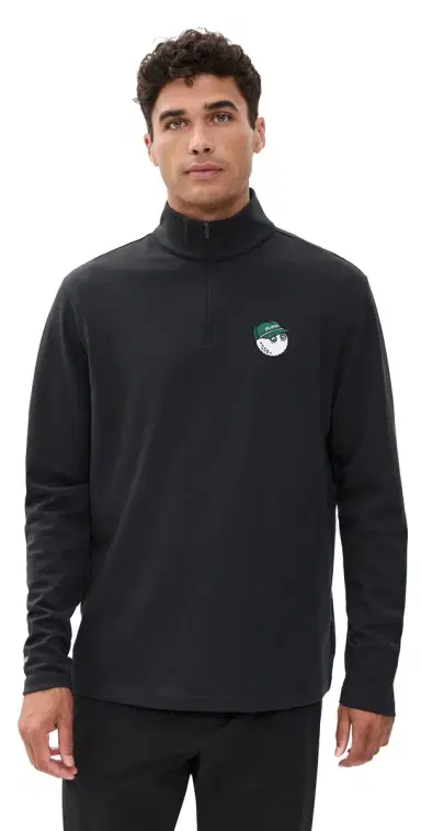 Malbon Flyer Mid Layer Jacket Black | Thumbnail 1 Malbon Flyer Mid Layer Jacket Black | Thumbnail 1
