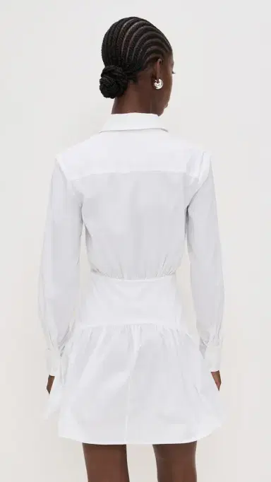 STAUD Rocco Mini Dress White | Thumbnail 3 STAUD Rocco Mini Dress White | Thumbnail 3