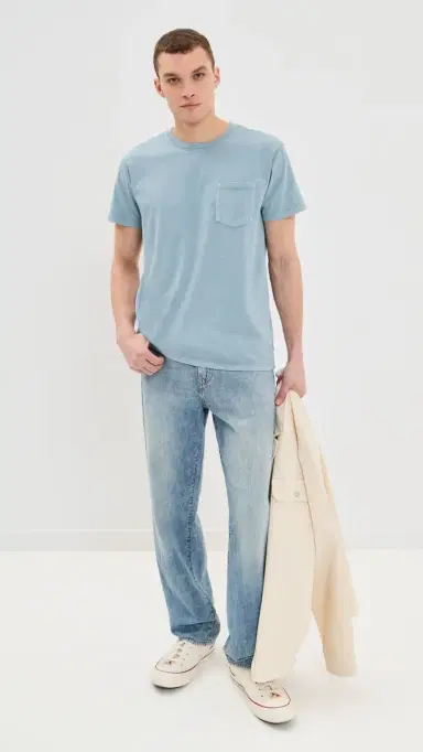 Katin Base Tee Airforce Blue Pigment Dye L | Thumbnail 5 Katin Base Tee Airforce Blue Pigment Dye L | Thumbnail 5