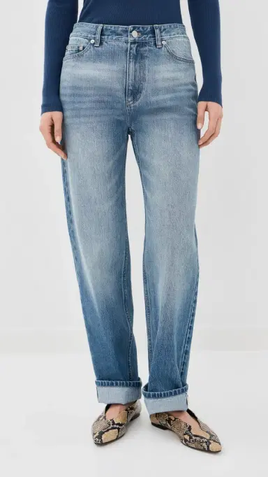 Tibi Selvedge Denim 5 Pocket Alec Jeans Classic Blue 29 | Thumbnail 2