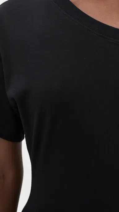 EB Denim Elena Off Shoulder Tee Black | Thumbnail 6