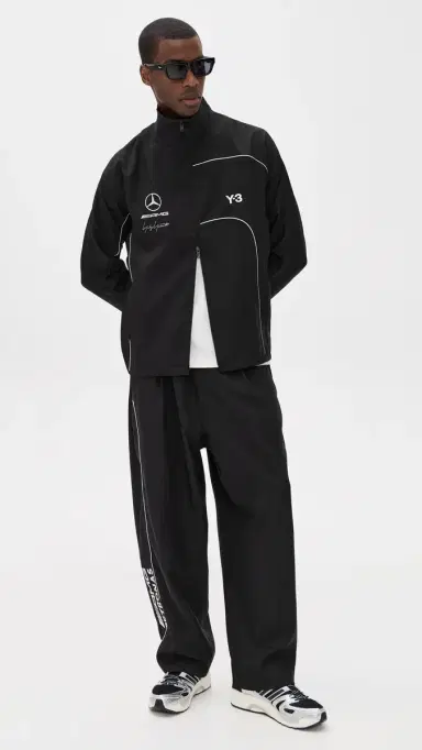 Y-3 x Mercedes AG Petronas Formula 1 Track Pants Black | Thumbnail 5