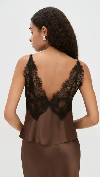 LoveShackFancy Elloryn Top Chocolate Brown | Thumbnail 3 LoveShackFancy Elloryn Top Chocolate Brown | Thumbnail 3