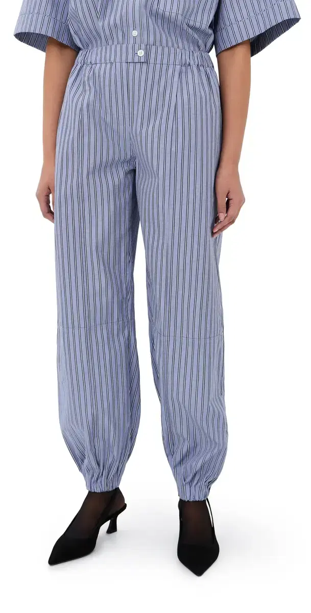 Nackiye Topkapi Balloon Pants Blue Navy Stripe