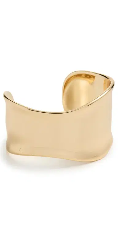 Madewell Wide Cuff Bracelet Antique Gold One Size | Thumbnail 1