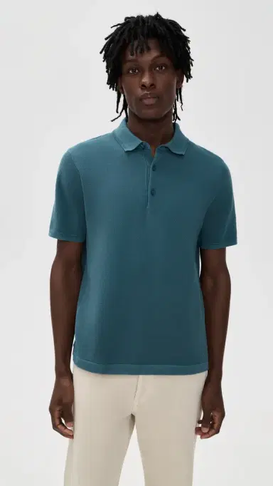 Reigning Champ Supima Pique Ace Polo Bermuda | Thumbnail 2