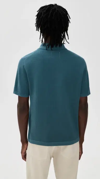 Reigning Champ Supima Pique Ace Polo Bermuda | Thumbnail 3