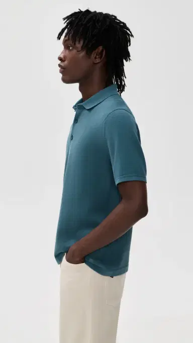 Reigning Champ Supima Pique Ace Polo Bermuda | Thumbnail 4