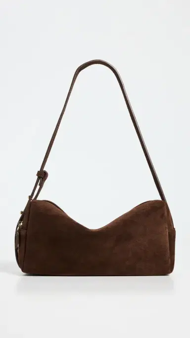 Elleme Trousse Suede Shoulder Bag Brownie One Size | Thumbnail 2