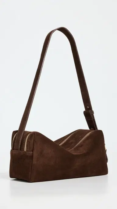 Elleme Trousse Suede Shoulder Bag Brownie One Size | Thumbnail 4