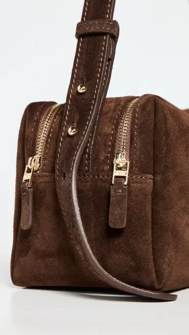 Elleme Trousse Suede Shoulder Bag Brownie One Size | Thumbnail 5