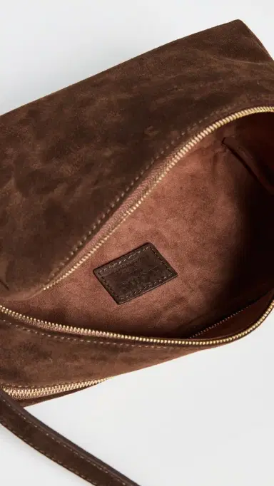 Elleme Trousse Suede Shoulder Bag Brownie One Size | Thumbnail 6