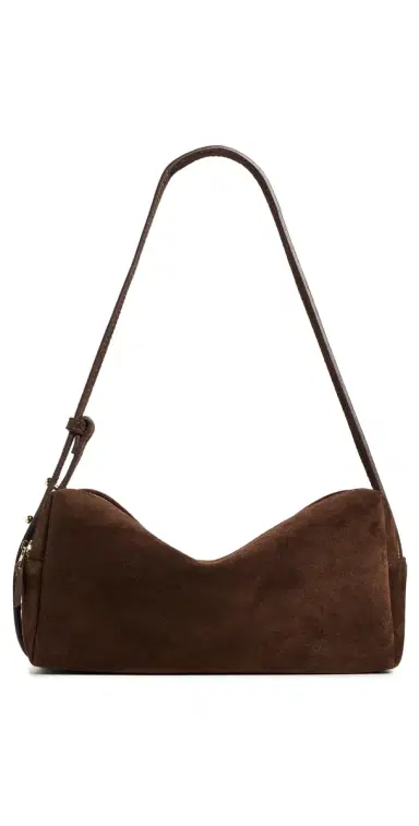 Elleme Trousse Suede Shoulder Bag Brownie One Size | Thumbnail 1