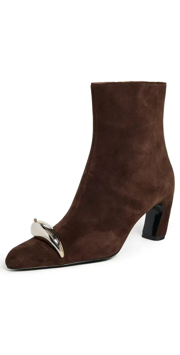 Pierced XL Ankle Boots 65mm Dark Cocoa/Silver Pierced XL Ankle Boots 65mm Dark Cocoa/Silver