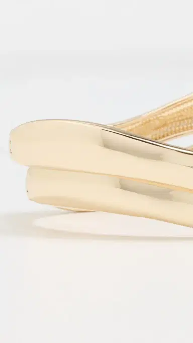 BaubleBar Tiana Bangle Set Gold One Size | Thumbnail 4