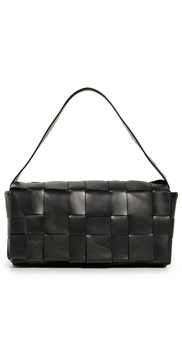 Woven Envelope Mini Tote Black One Size