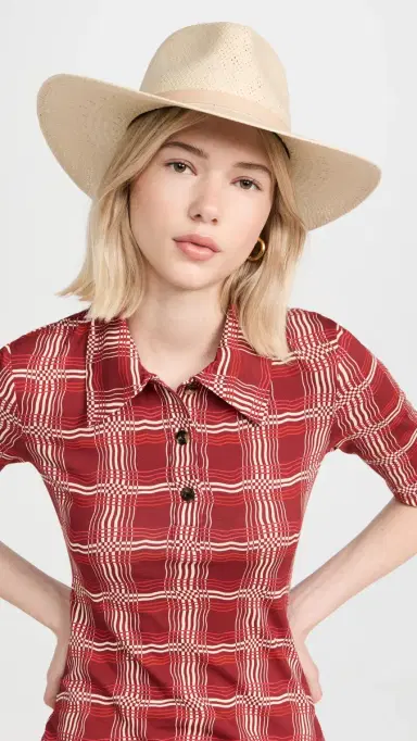JANESSA LEONE Sherman Straw Hat Natural | Thumbnail 3 JANESSA LEONE Sherman Straw Hat Natural | Thumbnail 3