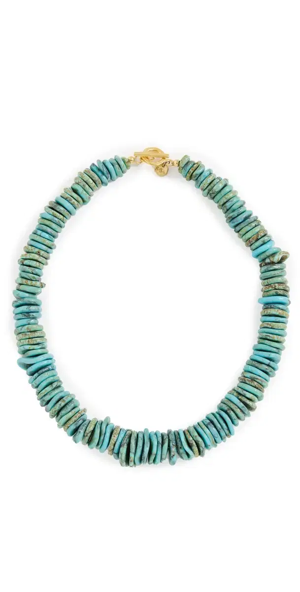 Maison Irem Athens Necklace Turquoise One Size