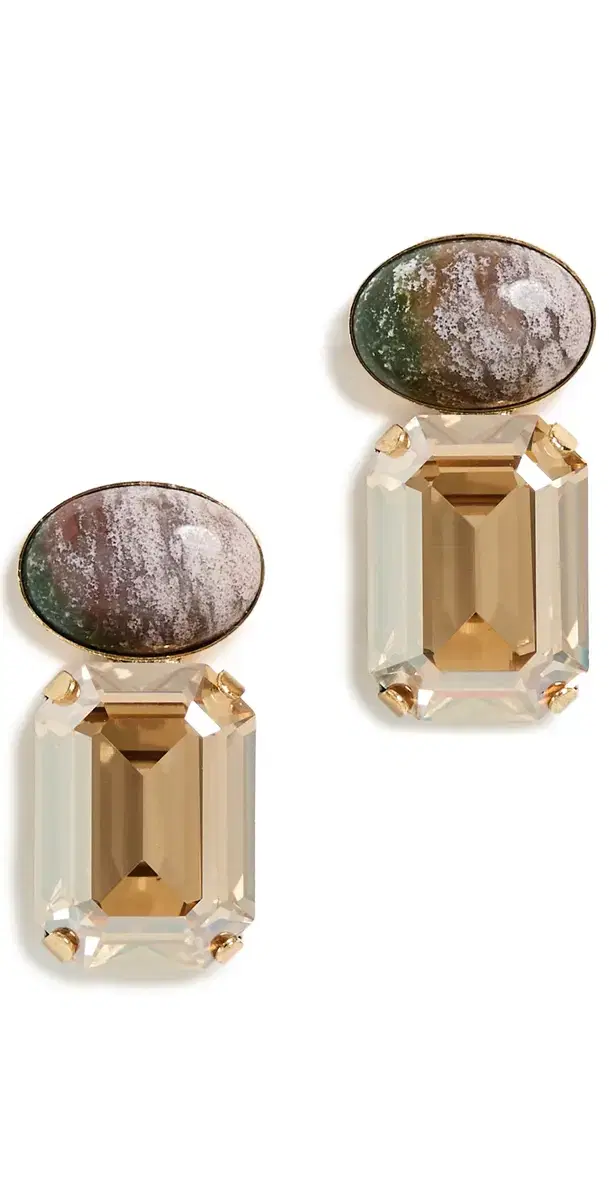 Elin Earrings Golden One Size