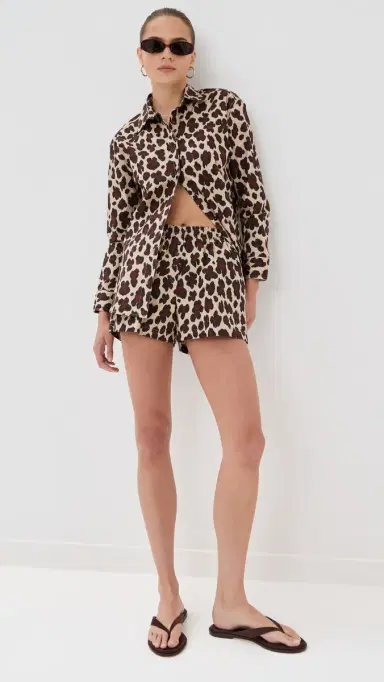 LE BOP Cecillia Boxer Shorts Leopard | Thumbnail 5 LE BOP Cecillia Boxer Shorts Leopard | Thumbnail 5