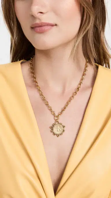 Brinker + Eliza Bea Necklace Gold One Size | Thumbnail 3