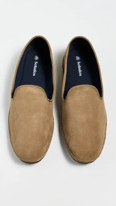 Soludos The All-Weather Suede Loafers Camel Brown | Thumbnail 4