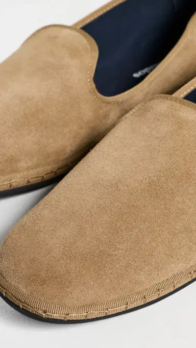 Soludos The All-Weather Suede Loafers Camel Brown | Thumbnail 5
