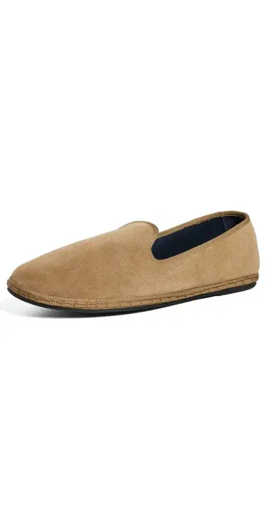 Soludos The All-Weather Suede Loafers Camel Brown | Thumbnail 1