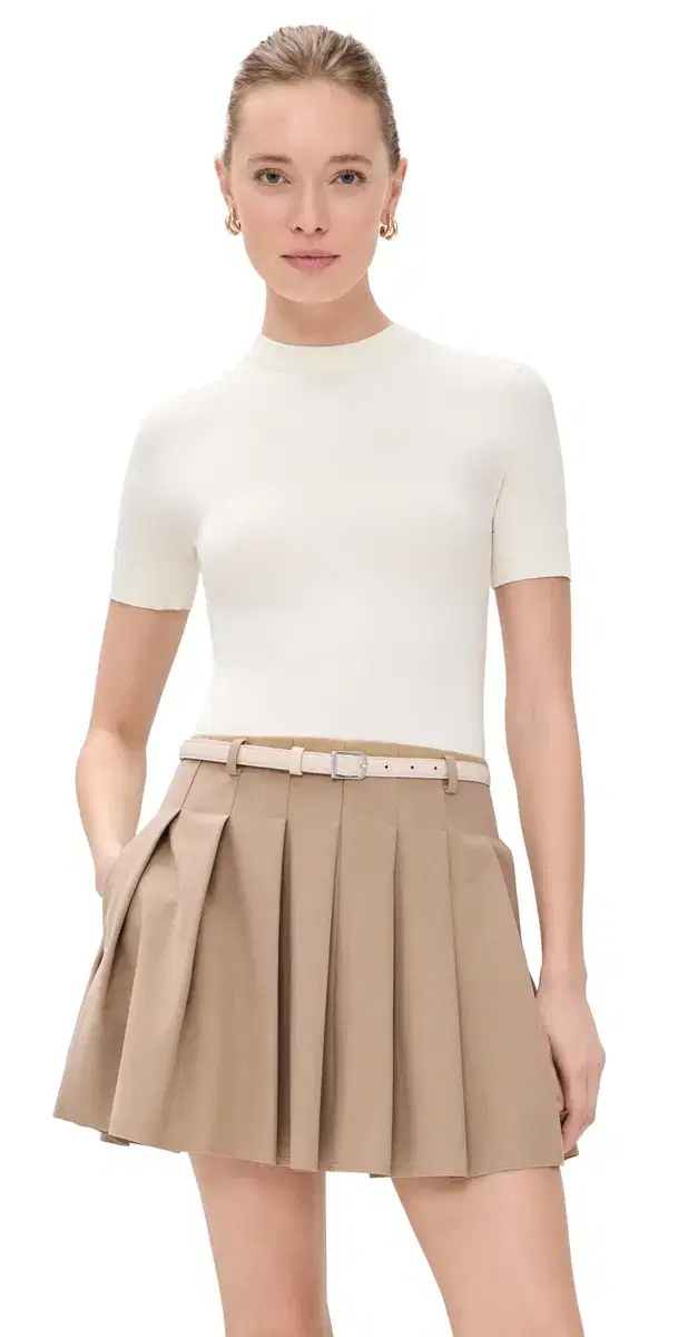 Abbie Short Sleeve ini Dress Cream ulti