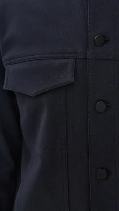 Theory River Jacket in Neoteric Twill Dark Navy M | Thumbnail 6 Theory River Jacket in Neoteric Twill Dark Navy M | Thumbnail 6