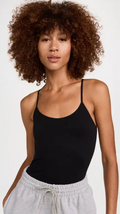 Splits59 Loren Seamless Waist Length Tank Black M/L | Thumbnail 2