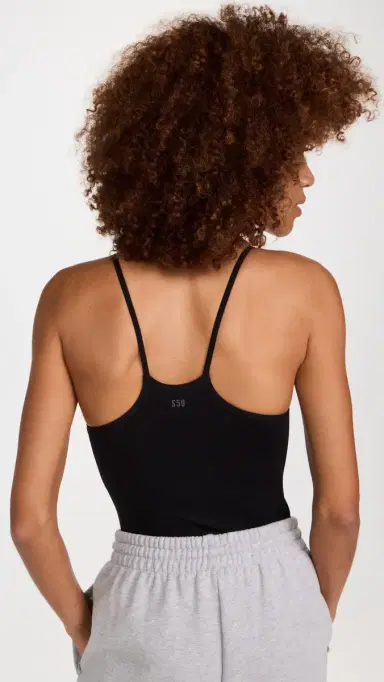 Splits59 Loren Seamless Waist Length Tank Black M/L | Thumbnail 3