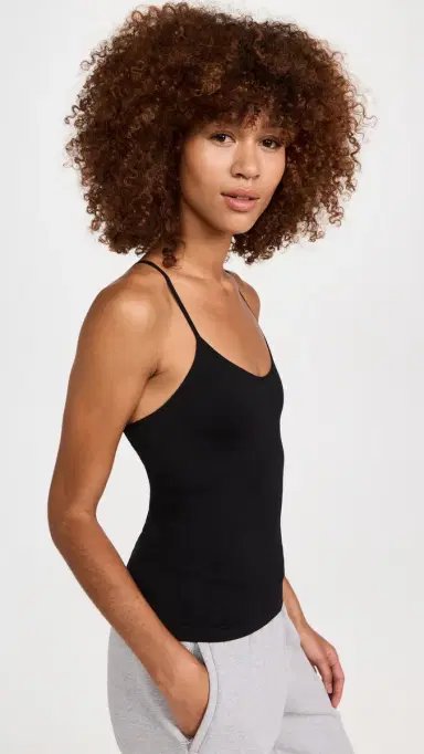Splits59 Loren Seamless Waist Length Tank Black M/L | Thumbnail 4