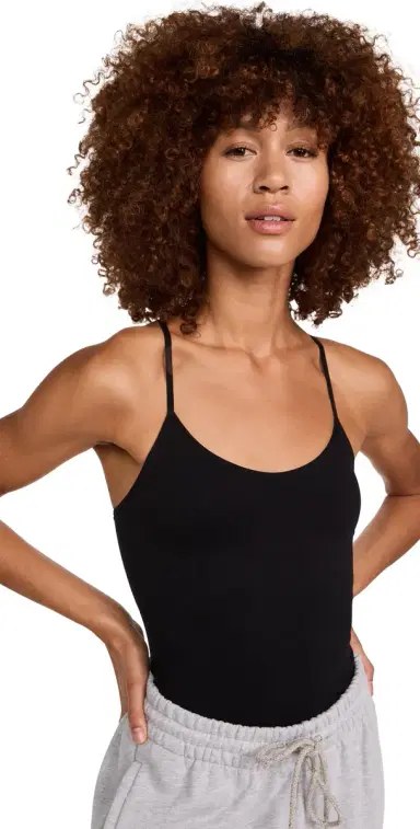 Splits59 Loren Seamless Waist Length Tank Black M/L | Thumbnail 1