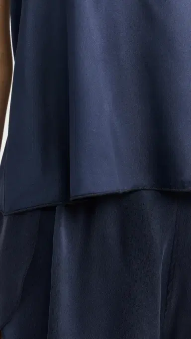 Lunya Washable Silk Tulip Back Set Deep Blue | Thumbnail 6