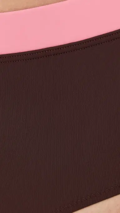 Staud Devon Bikini Bottoms Brown/Colorblock | Thumbnail 5 Staud Devon Bikini Bottoms Brown/Colorblock | Thumbnail 5